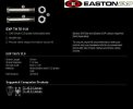 Tiltiņu komplekts EASTON EXP TH 75 11.9 EXP