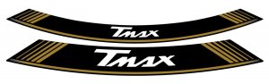 Aploces sloksne PUIG T-MAX zelta komplekts no 8 rata uzlīmēm